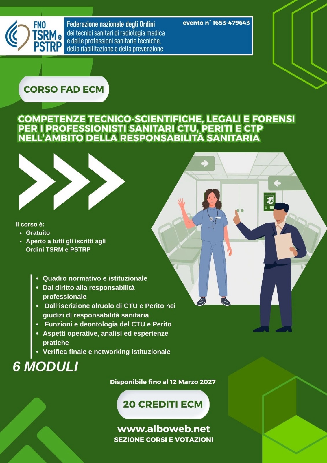 Locandina corso ecm 20 crediti